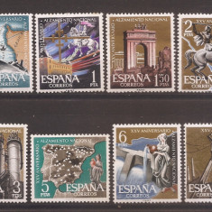 Spania 1961 - A 25-a aniversare a Sondajului Național, MNH (vezi descrierea)
