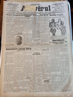 adevarul 1 februarie 1915-primul razboi mondial,politica lui bratianu,xenopol foto