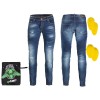 Pantaloni Moto Barbati Jeans W-TEC Feeldy Albastru, XXL