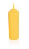 Flacon Sosuri Galben 700ml PE Was 25cm x 7cm - Recipient Profesional