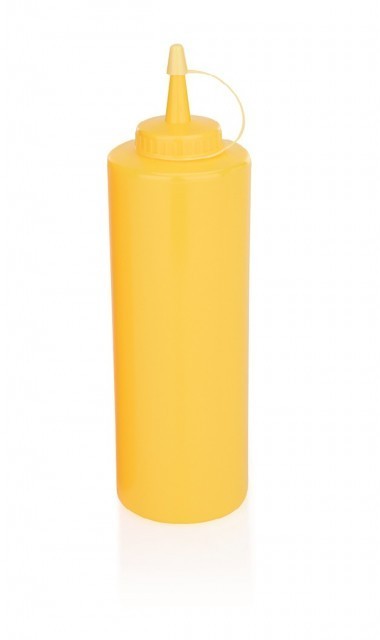Flacon pt sosuri galben PE, 700 ml