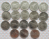 Set 18 monede Rusia 5 ruble 2014 UNC - Great Patriotic War of 1941-1945 - A022, Europa