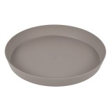 Farfurie Ghiveci Flori, Plastic, Mocca, 24.5x3.3cm, Oem