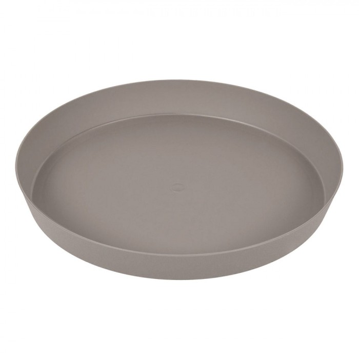 Farfurie Ghiveci Flori, Plastic, Diametru 22 cm, &Icirc;nălțime 3.3 cm, Mocca