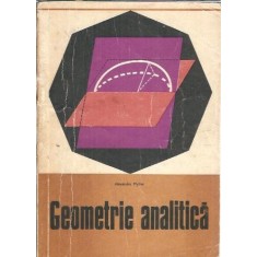 Geometrie analitica - Alexandru Myller