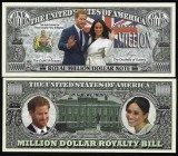 !!! SUA = FANTASY NOTE = NUNTA REGALA HARRY &amp; MEGHAN - 2018 - UNC