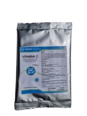 Vitamina C 100g, pulbere pentru administrare orala la cabaline, bovine, ovine, caprine, suine, caini, pisici, pasari