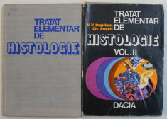 TRATAT ELEMENTAR DE HISTOLOGIE de V. V. PAPILIAN , GH. ROSCA , 2 VOLUME , 1977 foto