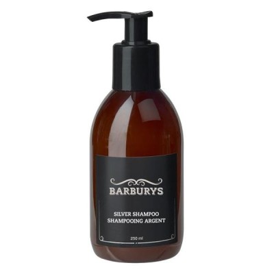 Sampon silver profesional Barburys pentru barba / par -250 ml foto