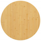 VidaXL Blat de masă, &Oslash;70x2,5 cm, bambus