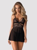 Chemise 838 - 1 Obsessive, Negru, Universala