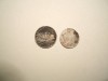 Danemarca 1 1/4 skiling 1842 si 10 ore 1875 argint, Europa
