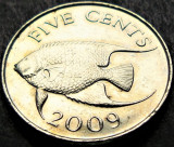 Moneda exotica 5 CENTI - Insulele BERMUDE / BERMUDA, anul 2009 * cod 20 C