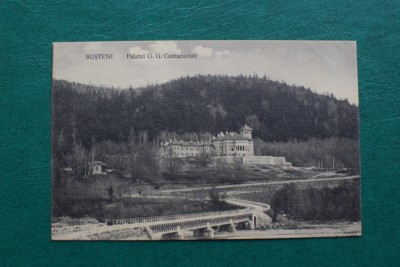 20ADE - Vedere - Carte postala - Busteni - Palatul G G Cantacuzino foto