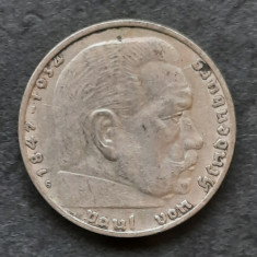 2 Reichsmark 1937, litera G, Germania - G 3925