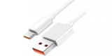 Cablu de date si incarcare pentru Xiaomi, USB-Type C, Alb, Oem