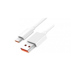 Cablu de date si incarcare pentru Samsung S8 / S8+ / S9 / S9+ / S10 / S10+ / S10 Lite, USB Type C 1m, HD21, Alb