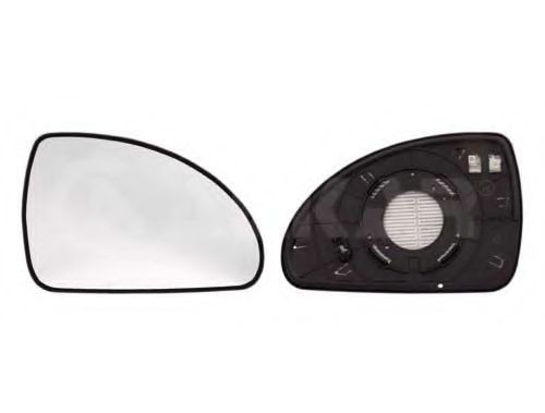 Sticla oglinda, oglinda retrovizoare exterioara KIA CEED SW (ED) (2007 - 2012) ALKAR 6432638