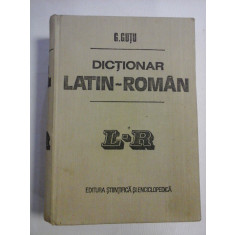 DICTIONAR LATIN-ROMAN - GUTU ( cel mai mare)