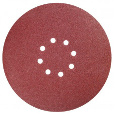 Abrazive/smirghel cu scai cu gauri, pentru slefuitor perete, set 5 buc, P240, 225 mm, Dedra foto