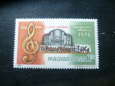 Serie 1 valoare Ungaria 1975 Fr.Liszt 100 Ani foto