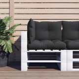 Perne de paleți, 3 buc., negru, material textil