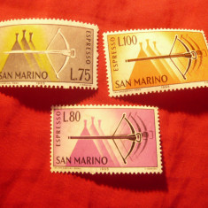 Serie San Marino 1966 Arbalete , 3 valori