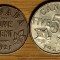 Canada -set de colectie interbelic- 1 cent 1921+ 5 cents 1922 -GeorgeV- superbe!