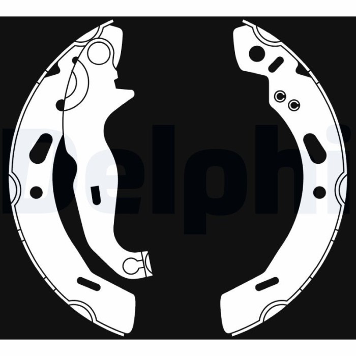 DELPHI LS2016 Set saboti frana