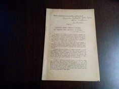 ASUPRA ARIEI PINULUI NEGRU IN MUNTII DIN VESTUL OLTENIEI Ion Vintilescu (dedicatie-autograf pentru Victor Tufescu) - Revista Geografica, 1946, 7 p.