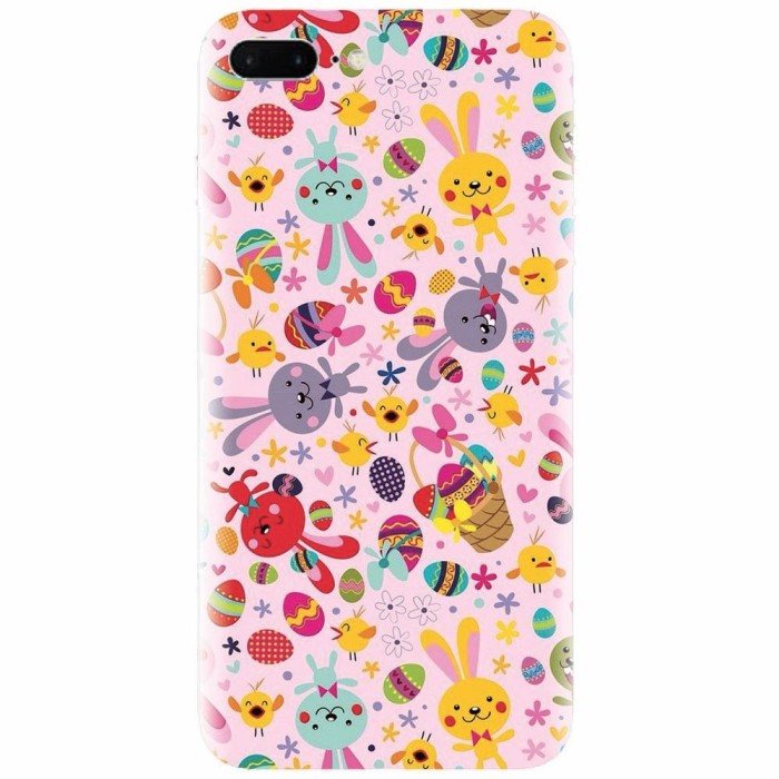 Husa silicon pentru Apple Iphone 7 Plus, Fun Easter Egg