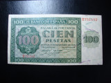 SPANIA 100 PESETAS 1936 BURGOS SUPERBA