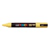 Marker Uni-ball Posca PC-5M, 1.8-2.5mm, Galben Pai, Multifata (Textile, Lemn, Plastic, Metal, Sticla), Varf Mediu