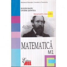 Eugen Radu, Ovidiu Sontea - Matematica M1 Manual pentru clasa a XII-a - 122147