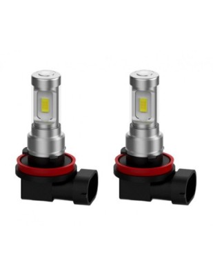 Set 2 leduri H11, H8, H9, Canbus, 6000k, 80W, luminozitate 2000 Lm, 12V-24V foto