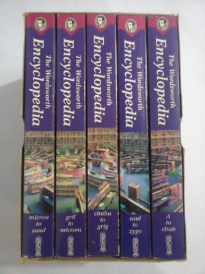 The WORDSWORTH ENCYCLOPEDIA - 5 volume foto