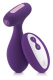 Vibrator Anal PLUA Remote Control, 10 Moduri Vibratii, Mod Climax, Silicon, USB, Mov, 11.1 cm