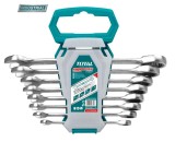 Cumpara ieftin Set 8 chei combinate cu clichet TOTAL Industrial