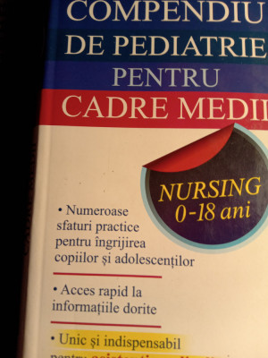 Compendiu de pediatrie pentru cadre medii foto