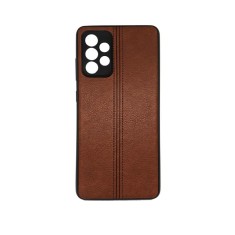 Husa Telefon Silicon Samsung A52 a525 Samsung A52 5G a526 Samsung A52s a528 Brown Leather