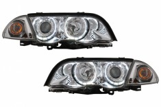 Faruri Angel Eyes BMW Seria 3 E46 Sedan Touring (05.1998-08.2001) Crom Performance AutoTuning