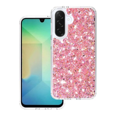 Husa Samsung Galaxy A26 5G Techsuit Sparkly Glitter roz foto