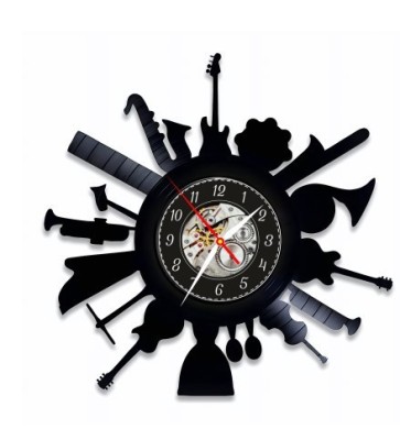 INSTRUMENTE MUZICALE-ceas de perete foto