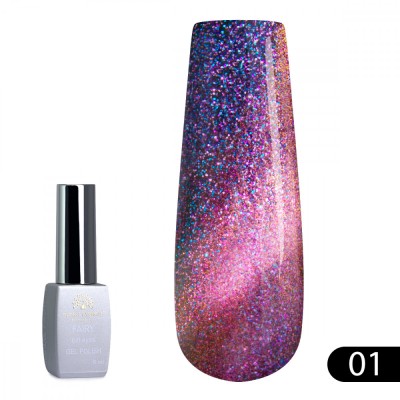 Oja semipermanenta Cat Eyes Fairy 8ml, 01 foto