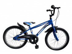 Bicicleta copii TEC Ares, culoare albastru, roata 20&amp;quot;, din otelPB Cod:222031000007 foto