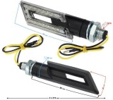 Set semnalizari MRT-088, LED (16 diode) negre, (E-mark) Cod Produs: MX_NEW KRZTNL023