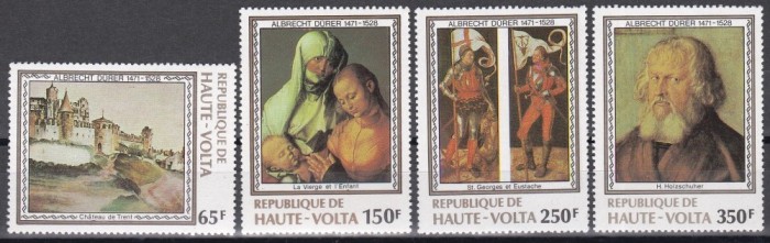 Volta Superioara 1978 - A 450-a aniversare a morții lui Albrecht D&uuml;rer, MNH