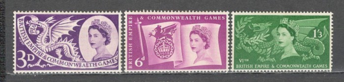 Anglia/Marea Britanie.1958 Jocurile sportive Commonwealth Cardiff GA.81