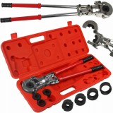 Trusa cleste sertizat tevi PEX AL cu cremaliera 4 bacuri 16-32mm (M55910)
