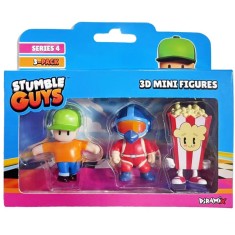 Set 3 mini figurine 3D, Stumble Guys, S4